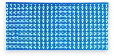 Obrázok produktu pre Perforovaný panel na náradie na zavesenie na stenu z ocele, 100 x 50 cm – modrý