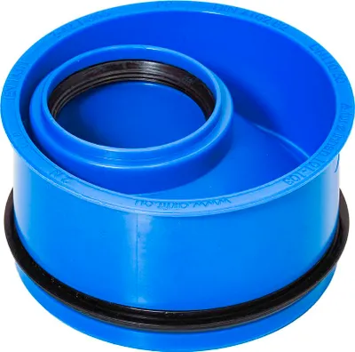 Produktbild von airfit PP-Abwasser-Innen-ReduzierstückDN 110/40, für dickwandige Rohre, blau