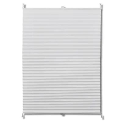 Zdjęcie produktu dla vidaXL Roleta plisowana Roleta plisowana 110x150cm biała