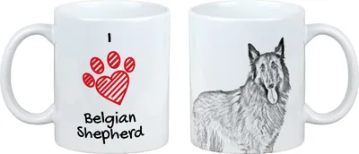 Immagine prodotto di Pastore belga I - Tazza con cane, adorabile tazza con grafica, regalo con la tua foto del marchio Art-Dog