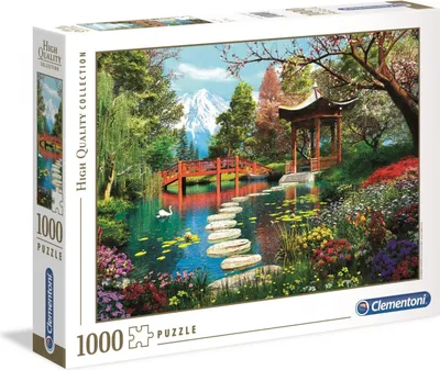 Produktbild von Clementoni Fuji Garten PUZZLE 69x50 1000 EL