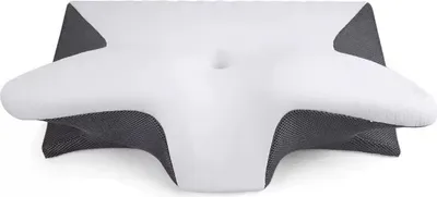 Produktbild von 1 Stück Memory Form Zervix Kissen, 2 in 1 ergonomisches orthopädisches Kontur Kissen gegen Nackenschmerzen, konturierte Stützkissen, Nackenkissen