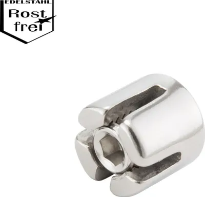 Produktbild von Conacord Kreuzklemme für Drahtseile Stahl V4A Ø 3 mm rostfrei