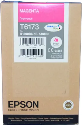 Produktbild von Epson Tintenpatrone yellow T 617 High Cap.  100 ml   T 6174