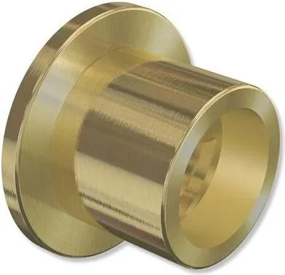 Produktbild von Interdeco Wandlager / Nischenträger für Gardinenstangen 20 mm Ø Messing-Optik, Pack. 2 Stück
