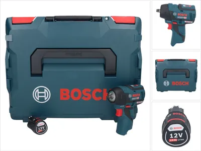 Produktbild von Bosch GDS 12V-115 Professional Akku Drehschlagschrauber 12 V 115 Nm 3/8" Brushless + 1x Akku 2,0 Ah + L-Boxx - ohne Ladegerät