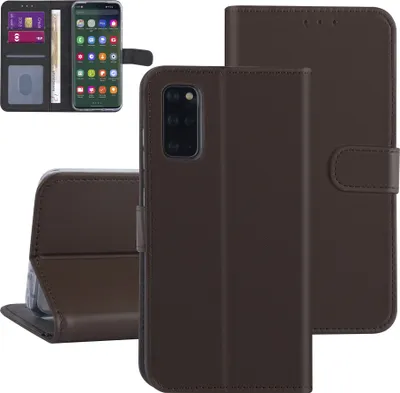 Produktbild von Samsung Galaxy S20 Plus Brown Book type case - Card holder