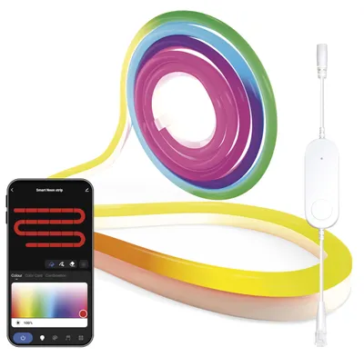 Obrázok produktu pre EMOS GoSmart RGBIC Ohybný LED pásik NEON 23W s WiFi 5m ZPW513I