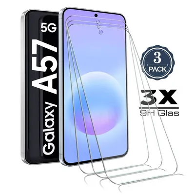 Produktbild von 3X Für Samsung Galaxy A57 5G Panzerglas Glasfolie Display Schutz Folie Glas 9H Hart Echt Glas Displayschutzfolie 3 Stück