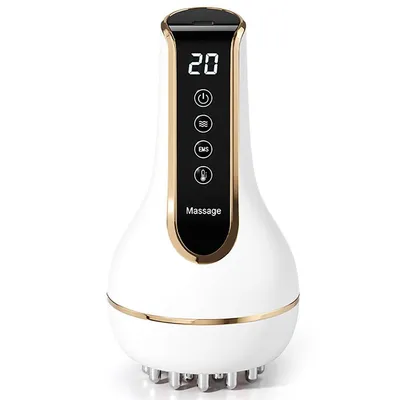 Produktbild von Massagegerät elektrisch 4-in-1 Wärme Rotlicht Mikrostrom 20 Stufen kabellos Körpermassagegerät