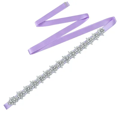 Produktbild von ULAPAN Strass Braut Schärpe Rhinestones Hochzeit Schärpe,Strass Hochzeit Gürtel,