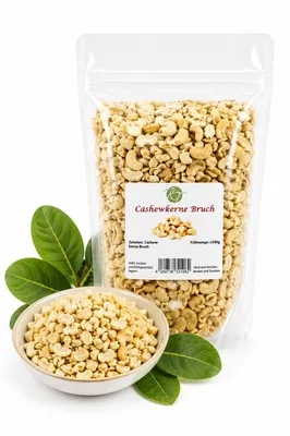 Produktbild von K T 250 g / 1 Kg Cashewkerne Bruch Cashewnüsse Cashew Cashews Bruch - 1 A Qualität