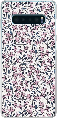 Produktbild von MuchoWow® Handyhülle Schutzhülle Hülle für Telefoonhoesje Samsung Galaxy S10 Plus Mädchen - Blumen - Rosa - Muster - Mädchen - Kinder - Mädchen Silikon Softcase Handy Hülle - Schutzhülle
