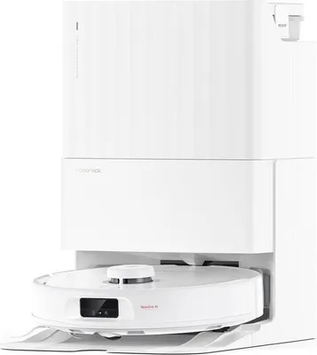 Produktbild von Roborock Qrevo MaxV, Kombi, Weiß, Rund, Staubbeutel, Ladend, Purification, 63 dB