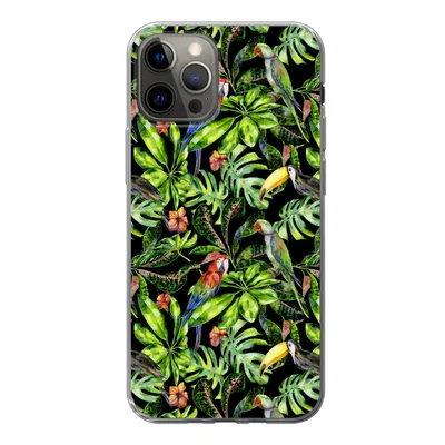 Produktbild von MuchoWow® Handyhülle Schutzhülle Hülle für iPhone 13 Pro Vögel - Tropisch - Muster Silikon Softcase Handy Hülle - Handy-Tasche