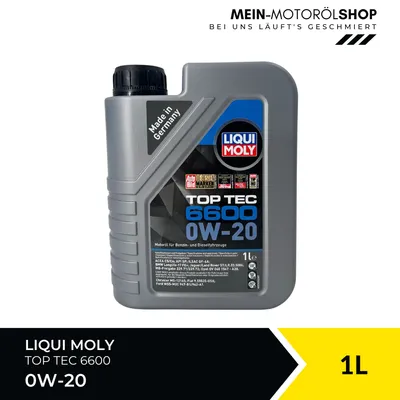 Produktbild von LIQUI MOLY Top Tec 6600 0W-20 Motoröl 1 l