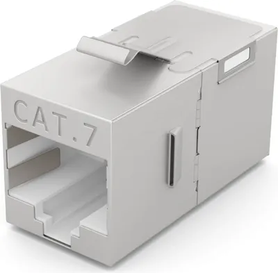 Produktbild von hb-digital Keystone LAN Kabel Verbinder CAT 7 Netzwerkkabel Adapter Netzwerk Steckverbinder RJ45