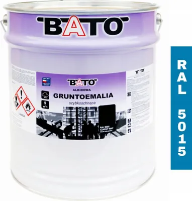 Produktbild von Alkyd-Grundierung, Farbe für Metall BATO RAL 5015 BLAU 20 l