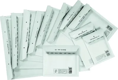 Produktbild von aroFOL Luftpolstertaschen Nr. 3, 150x215 mm, weiß, 10 Stück