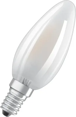 A single LED light bulb with a frosted white bulb and a silver base.
