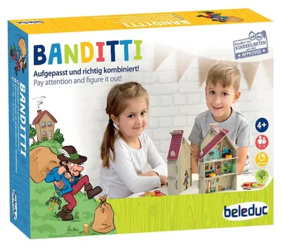 Produktbild von Beleduc Banditti Brettspiel Rosa  Kinder Rosa One Size