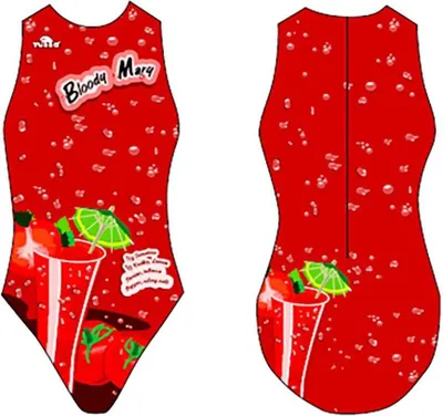 Image de Turbo Bloody Mary Maillot de bain rouge M Femme Rouge M