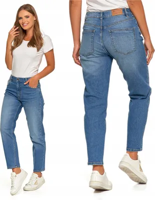 Produktbild von Moraj | Mom Fit Jeans - Größe 40 - Hoher Bund - Locker - Jeans - Damen