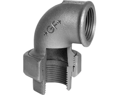 Productafbeelding van Georg Fischer bochtstuk, figuur 95, 3/4 inch, verzinkt, 1 stuk.