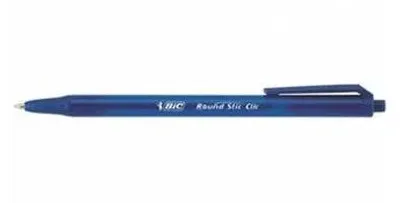 Image de Stylo à bille BIC Round Stic Clic Bleu