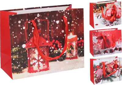 Immagine prodotto di Sacchetto regalo S 23x18x10cm Natale