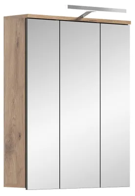 Produktbild von Spiegelschrank Mason BxHxT 60 x 77 cm x 37 cm grau X12B8726