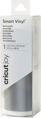 Obrázek produktu pro Cricut Vinylfolie Joy 13.9 cm x 121.9 Ablösbar Silber
