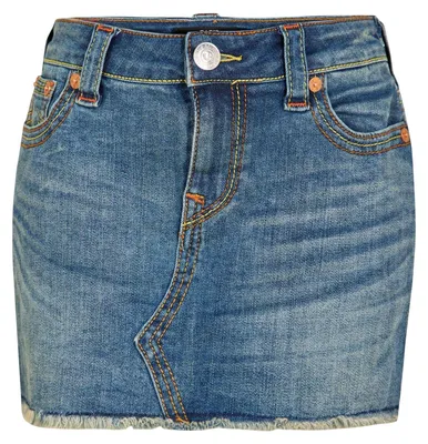 Productafbeelding van True Religion - "Sadie" mini-rok voor dames, denim, model GT35413 (24R) (blauw)