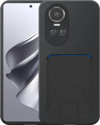 Obrázok produktu pre Vhodné pre telefón Oppo Reno 10 s nastaviteľným koženým puzdrom - flexibilný zadný kryt Silikónové puzdro TPU s nastaviteľným koženým puzdrom - čierne - Smartphonics