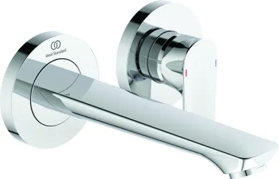 Obrázok produktu pre Ideal Standard nástenná umývadlová batéria CONNECT AIR UP kit 2, výstupok 185 mm chróm
