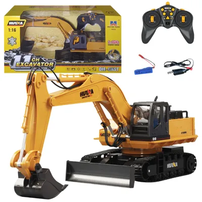 Image de Huina 1:16 Rc Pelle sur chenilles Cabine rotative télécommandée