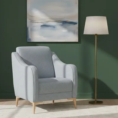 Image de Propata - Fauteuil, 63x83x95h cm Gris Clair