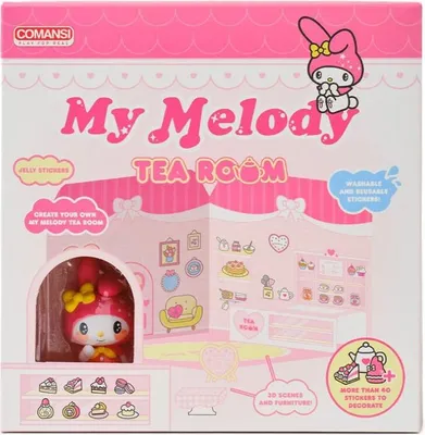 Obrázok produktu pre Hello Kitty a priatelia Minifigurka Nálepka Domček My Melody Čajovňa