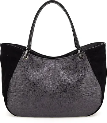 Produktbild von Gabs Leder Schultertasche Handtasche Roberta Ruga Shoulderbag Nero schwarz