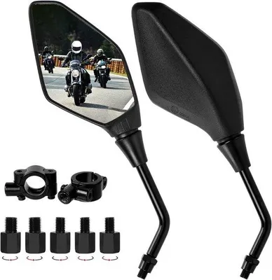 Zdjęcie produktu dla Uniwersalne motocyklowe lusterko wsteczne do kierownicy 7/8 cala - skuter ATV motorower