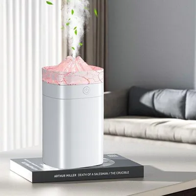 Obrázok produktu pre Mini zvlhčovač vzduchu, 400 ml, USB, 7-farebné LED osvetlenie, automatické vypnutie, základné funkcie