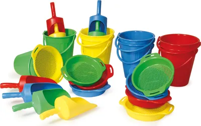 Obrázok produktu pre EDUPLAY 160187 Hračky do piesku, farebné, 24 kusov (1 sada)