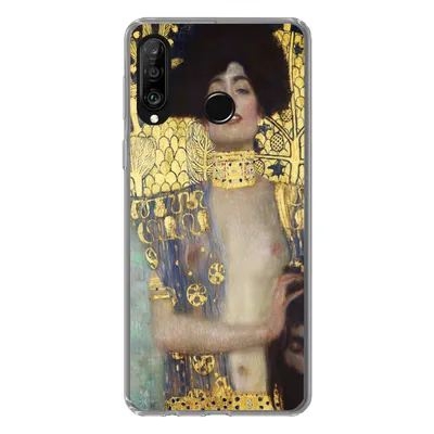Produktbild von MuchoWow® Handyhülle Schutzhülle Hülle für Huawei P30 Lite Judith - Gustav Klimt Silikon Softcase Handy Hülle - Handyhülle