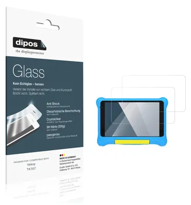 Image de 2x Protection ecrán pour Vekoy TK707 Verre souple Film Protecteur 9H dipos
