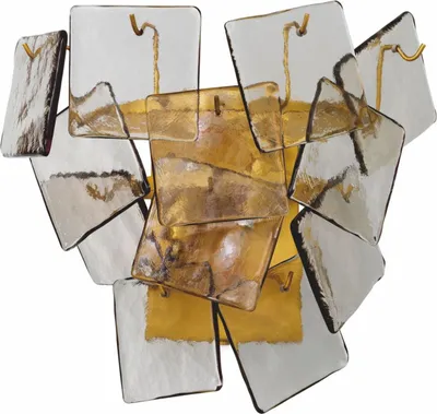 Image de Applique murale de luxe Casa Padrino en laiton antique / gris 35,5 cm - Qualité de luxe