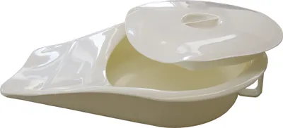 Produktbild von Steckbecken Bettpfanne,OVAL WEIß