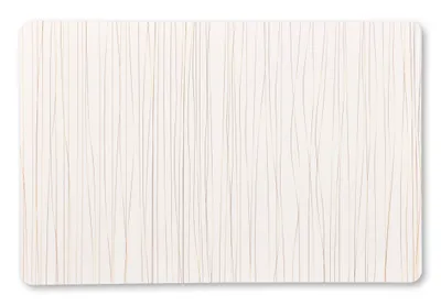 Obrázek produktu pro KESPER Prostírání bílé se stříbrnými pruhy, 43 x 29 x 0,18 cm