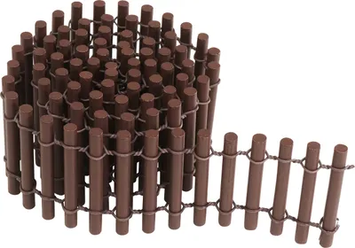 Produktbild von VBS Rundholz Zaun, ca. 80 x 5 cm, Braun