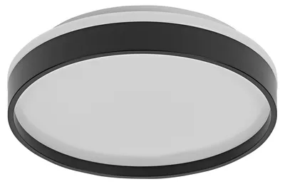Produktbild von OSRAM LED-Deckenleuchte, 16W, 3000K, 1000lm, warmweiß, IP20, schwarz, Ø30cm