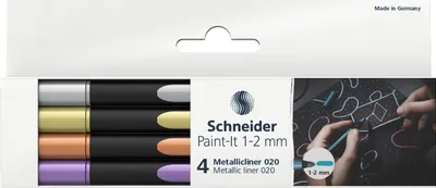 Immagine prodotto di Schneider ML02011501 020 Fineliner colori assortiti 1,0 - 2,0 mm 4 pz.